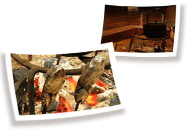 囲炉裏（食事処）